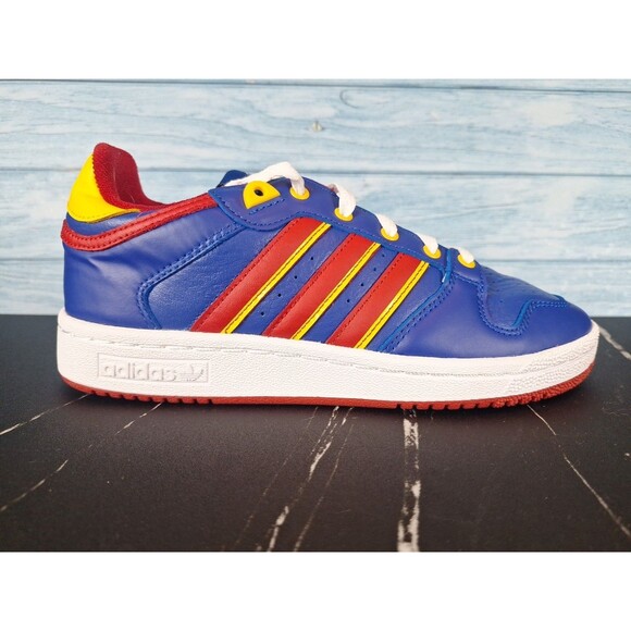Adidas Rivalry Low Blue Red Yellow Shoes Kansas Size 6 main image 5